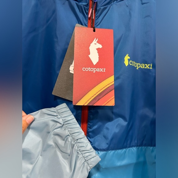 Cotopaxi Women's 1X Teca Crop Jacket Blue Water Polo NWT Cropped Wind-Resistant - Picture 4 of 7